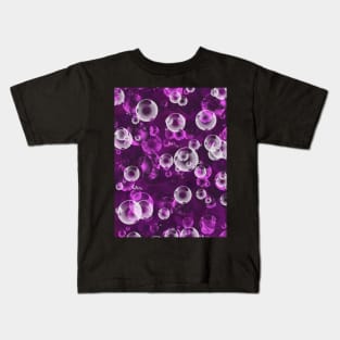 Purple 390 by Kristalin Davis Kids T-Shirt